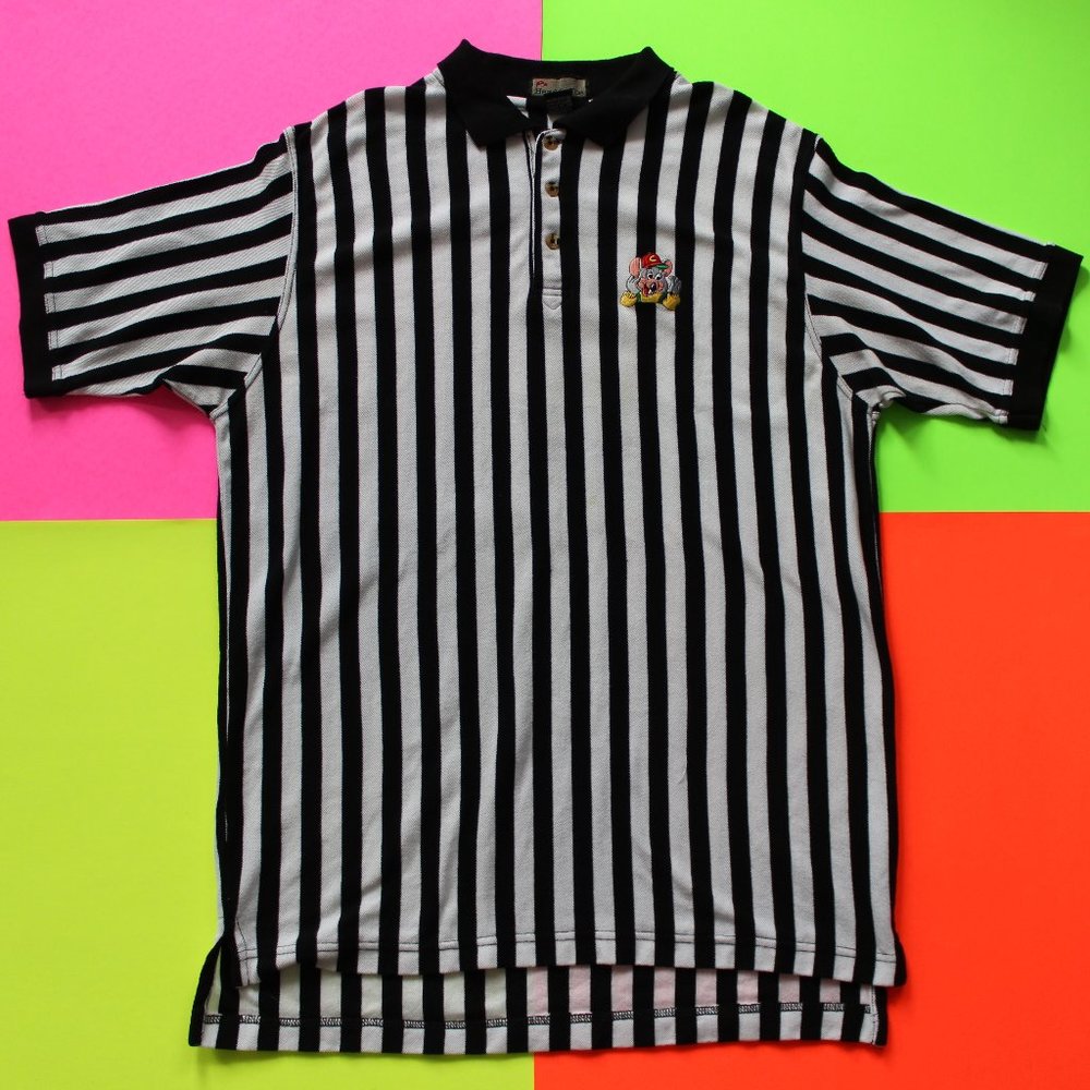**Sold**Chuck E Cheese Referee Uniform T-Shirt - Picture 2 of 7